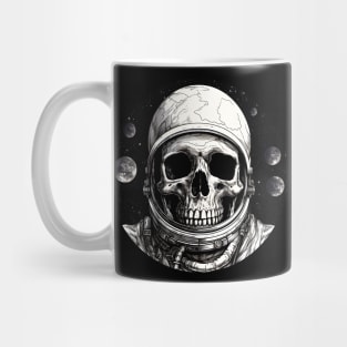 Dead astronaut skull Mug